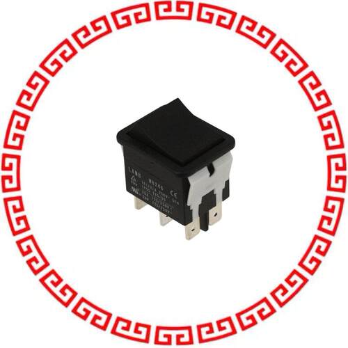 WB246D1100 SWITCH ROCKER DPDT 20A 125V
