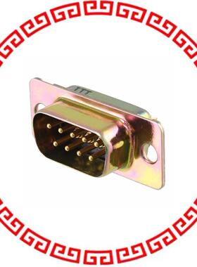 DEM-9P CONN D-SUB PLUG 9POS PNL MNT