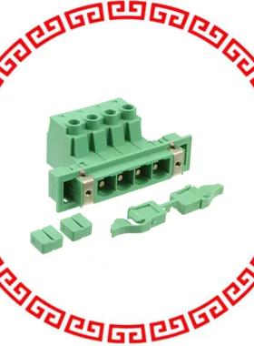 1703470 TERM BLK HEADER 4POS GREEN