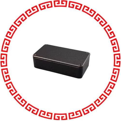 1591XXLSBK BOX PLASTIC BLK 3.43