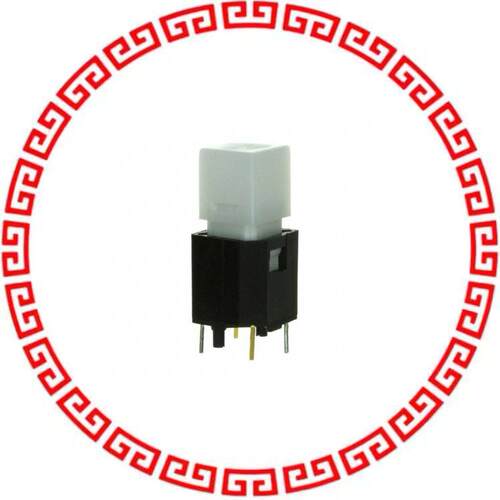 LP2S2WHTRED-N SWITCH PUSH SPST-NO 1MA 20V