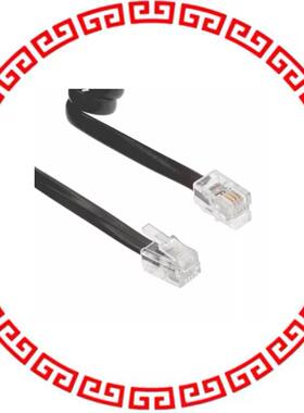 AT-C-26-4/4/B-5 CABLE MOD 4P4C PLUG-PLUG 5'