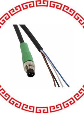 1681800 CBL MALE TO WIRE LEAD 4P 16.4'
