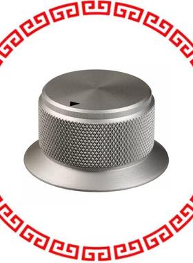 OESA-90-3-5 KNOB KNURLED W/SKRT 0.250 METAL