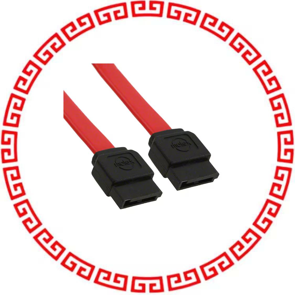 887505318 SERIAL ATA SIGNAL CABLE .5M RED