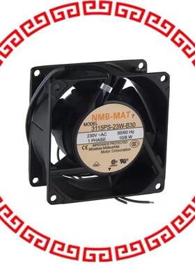 3115PS-23W-B30-A00 FAN AXIAL 80X38MM 230VAC WIRE