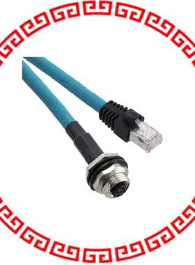 0985 YM57530 104/0.5M CABLE ETHERNET M12-RJ45 0.5M