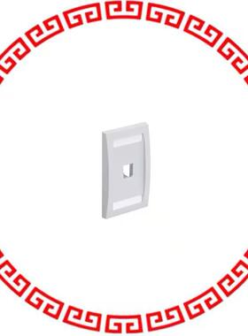 CFPE1EIY FACEPLATE, 1 PORT, SINGLE GANG,