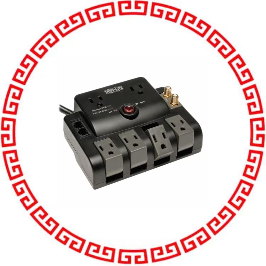 TLP606RNET SURGE PROTECT 6 OUTLET COAX 6FT