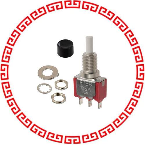 8168S2HZQE2 SWITCH PUSHBUTTON SPDT 6A 120V