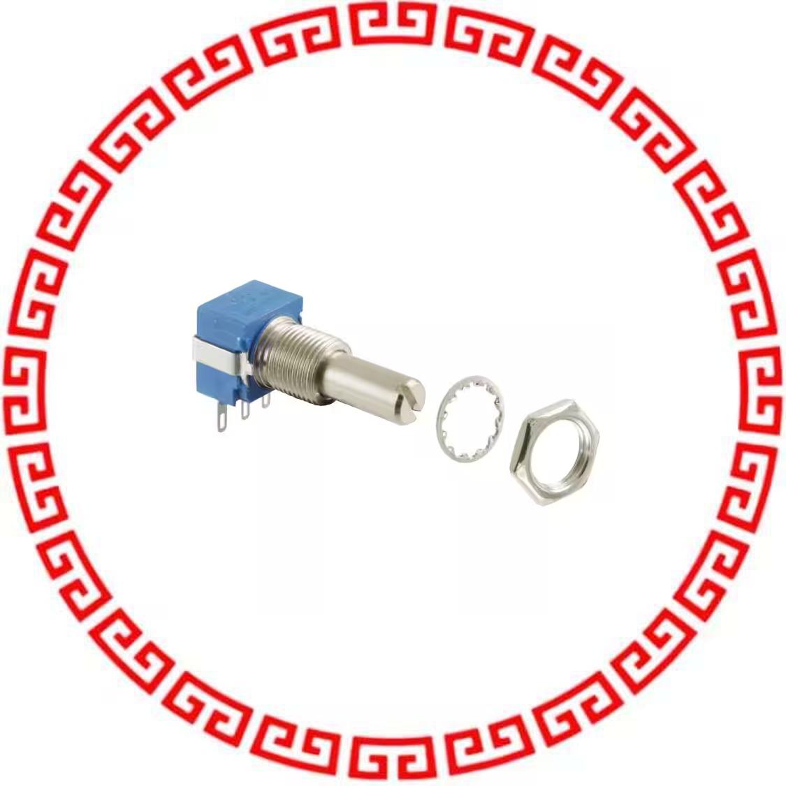 53AAA-B28-B15L POT 10K OHM 1/2W PLASTIC LINEAR