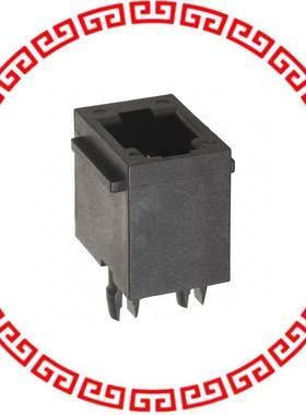 61835-0441LF CONN MOD JACK 4P4C VERT UNSHLD