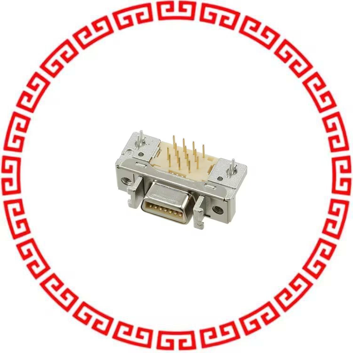 N10214-52B2PC CONN MINI-D 14POS R/A RECPT