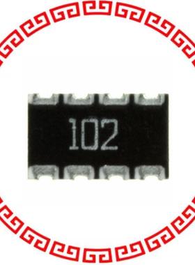 744C083102JP RES ARRAY 4 RES 1K OHM 2012