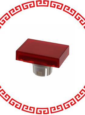 51-901.2 LENS RED FLAT 15.2X21.2 PLASTIC