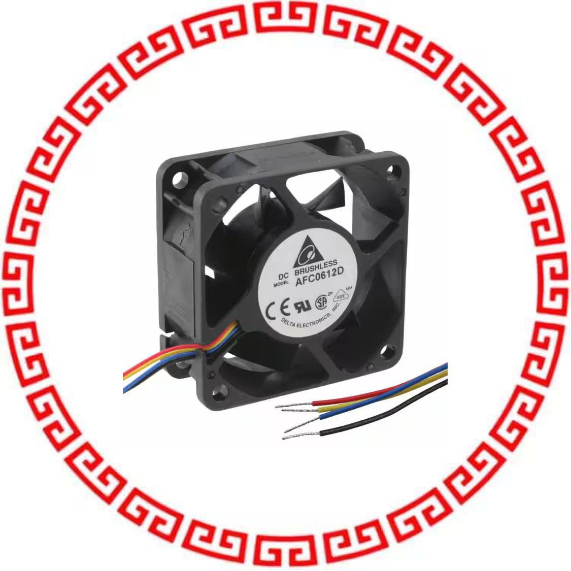 AFC0612D-SP07 FAN AXIAL 60X25.4MM 12VDC WIRE