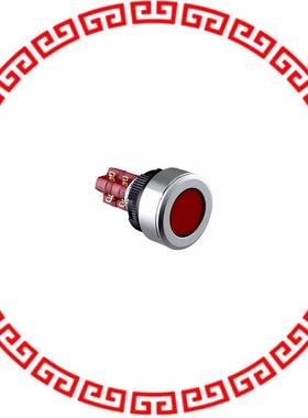 LASEEV32HREDRED SWITCH PUSHBUTTON DPDT 8A 125V