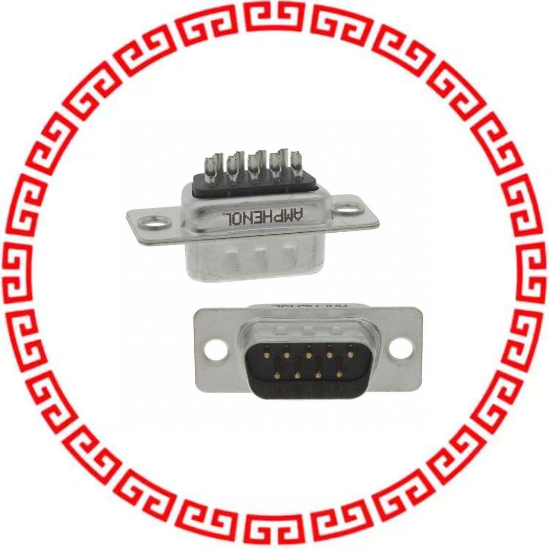 G17S0910110EU CONN DSUB PLUG 9POS STR SLDR CUP