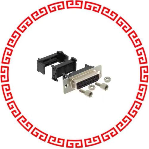 400F0-15-1-004S CONN D-SUB RCPT 15POS STR IDC