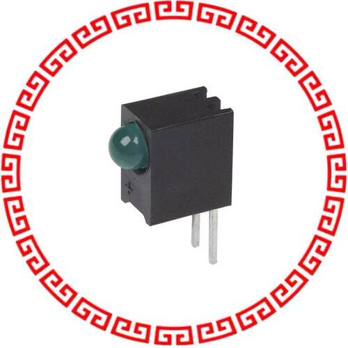 5650F5 LED GREEN T1 QUAD RIGHT ANG PCB