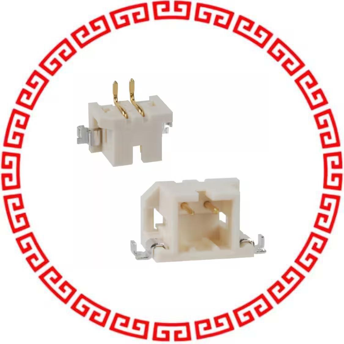 DF3E-2P-2H(50) CONN HEADER 2POS 2MM R/A GOLD