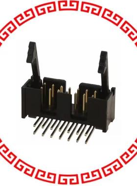 104130-2 CONN HEADER LOPRO R/A .100 14POS