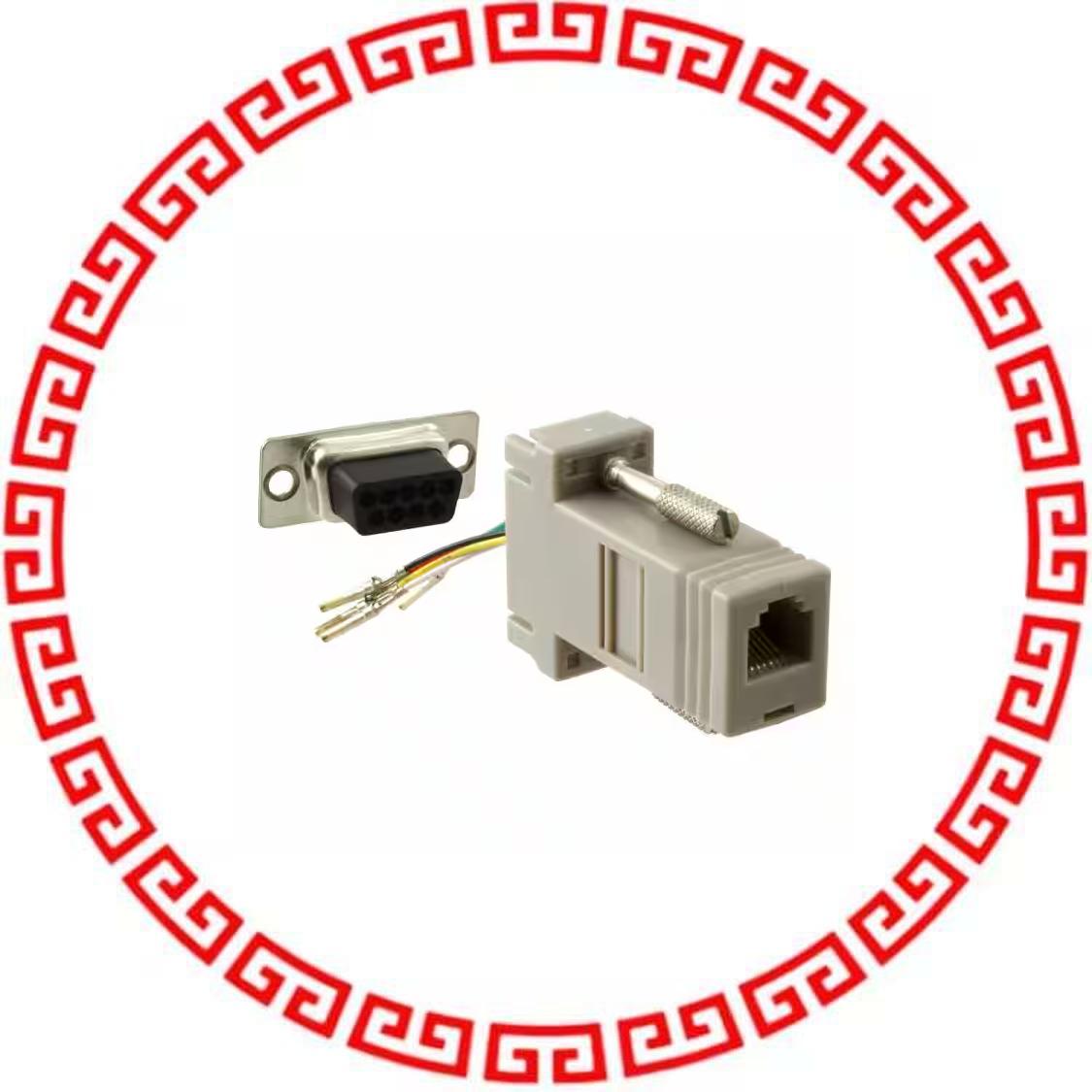 40-9536F CONN ADAPTER RJ-12 TO DB9 FEMALE