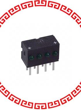 5554301F LED 2MM QUAD GREEN