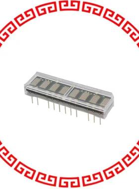 HCMS-3917 LED DISPLAY 5X7 8CHAR 3.8MM GRN