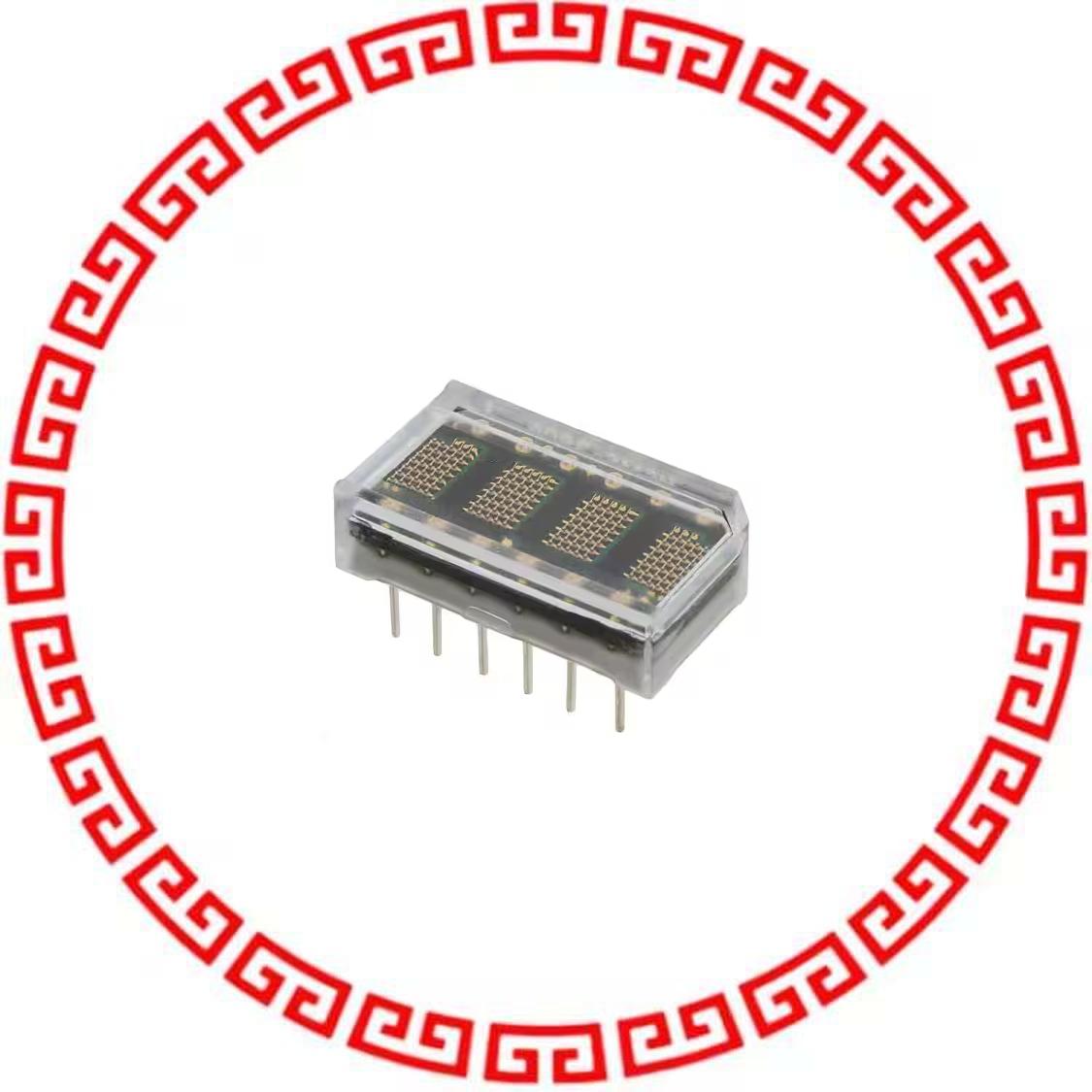 HCMS-3903 LED DISPLAY 5X7 4CHAR 3.8MM GRN