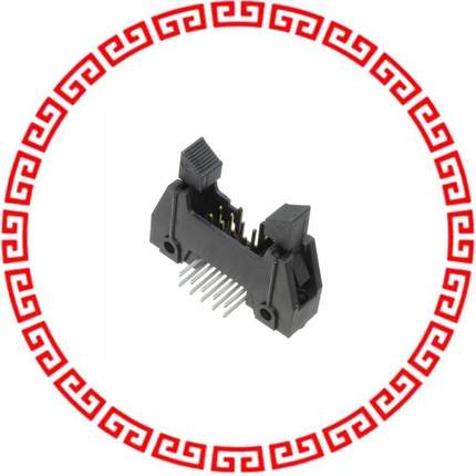 N3793-5203RB CONN HEADER 10POS R/A S-LATCH