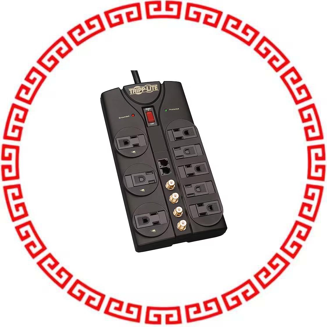 TLP810SAT SURGE SUP 8OUT 10'CRD RJ11/2COAX