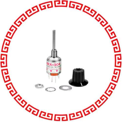 MRX204-A SWITCH ROTARY 2-4POS 2A 125V