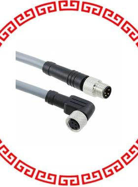 HR04GW101 SL358 CBL FMALE RA TO MALE 4POS 16.4'