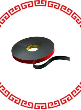5925(1/4X36YD) TAPE DBL COATED BLK 1/4X 36YDS