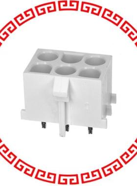 643424-1 CONN HEADER 6POS VERT .250 TIN