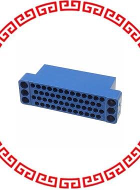 200277-4 CONN HOUSING COAXI PIN 50POS BLU