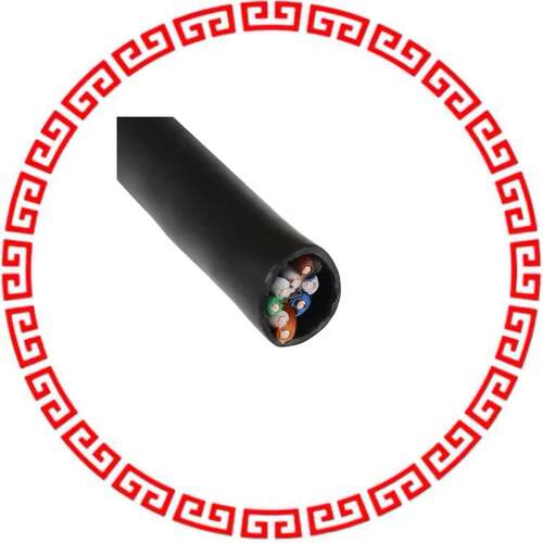 7136100 CABLE CAT6 8COND 23AWG BLK 1000'