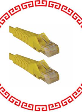 N001-007-YW CABLE MOD 8P8C PLUG-PLUG 7'