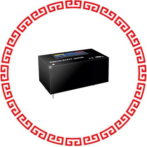 RAC10-12DK/277 CONV AC/DC 10W 85-305VIN +/-12VO
