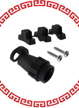 TR10ASR1N CONN BACKSHELL W/CLAMP SZ 10 BLK