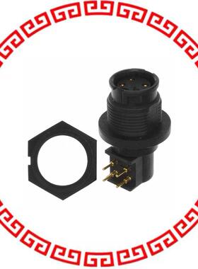 EN3P4FRAPCX CONN RCPT FMALE 4POS GOLD SOLDER