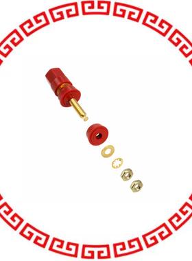 43514 POST BINDING HEX HEAD RED