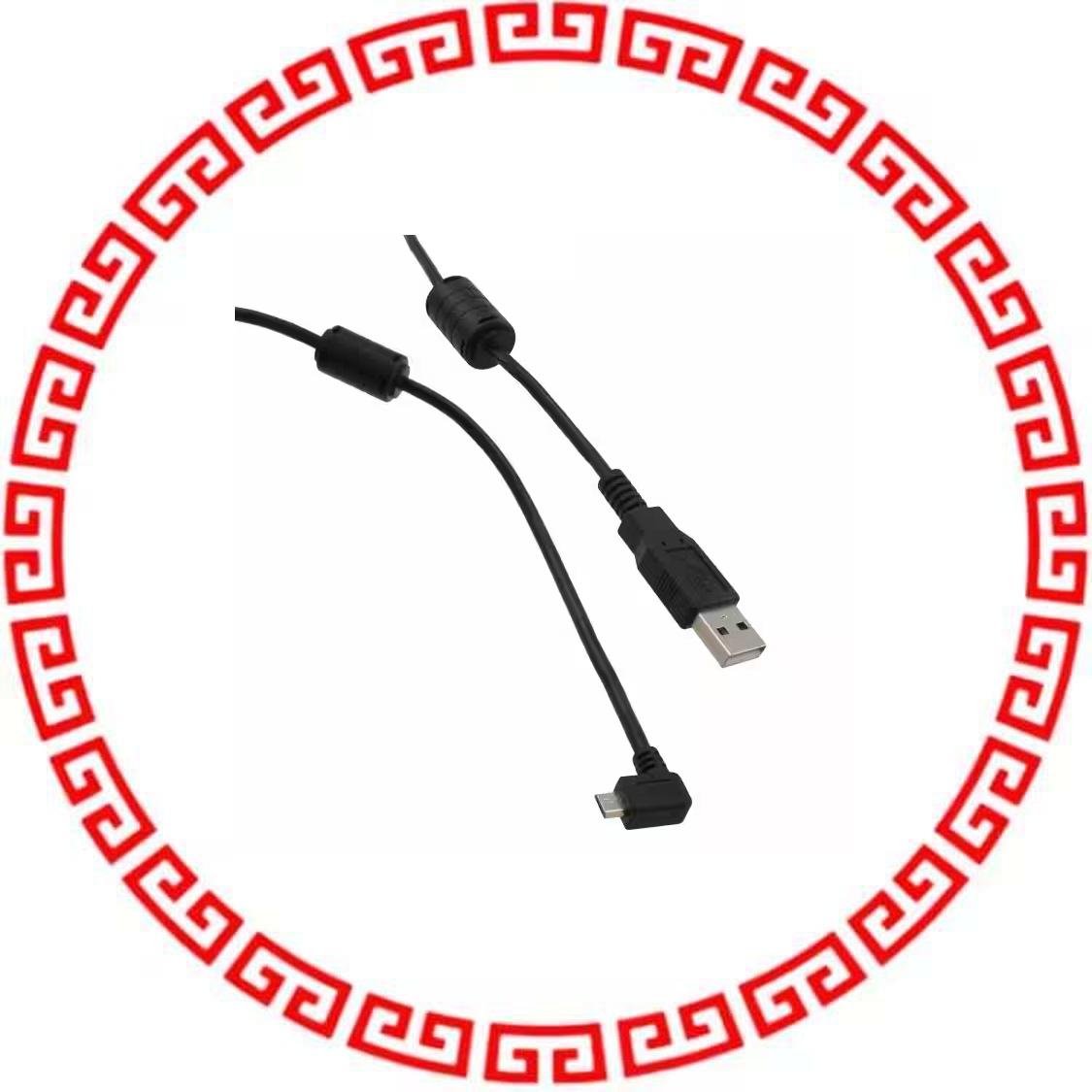 102-1292-BL-00050 CABLE USB A M-B MCR0 .5M/FERRITE