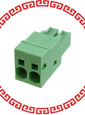 1996016 TERM BLOCK PLUG 2POS STR 7.62MM