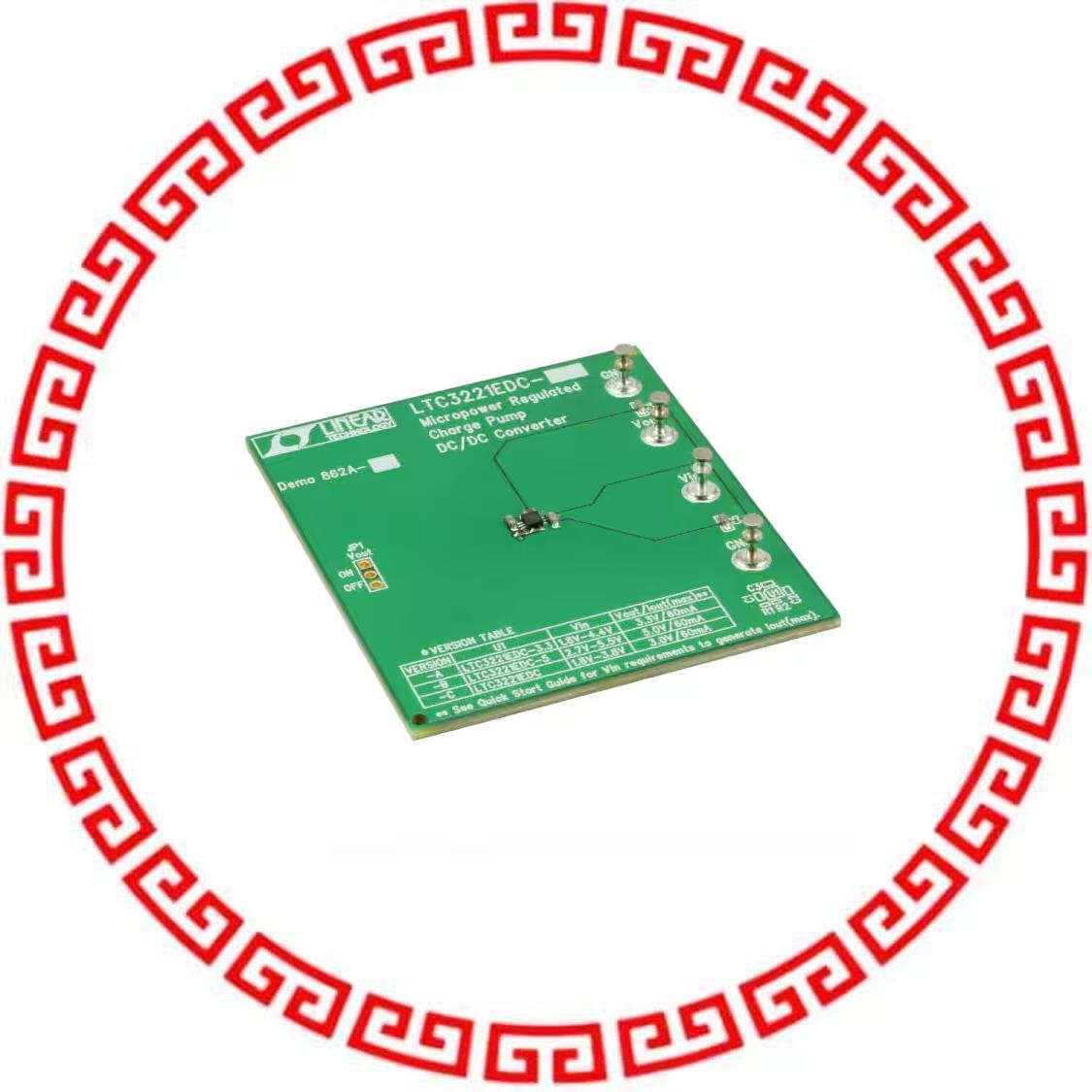 DC862A-C BOARD EVAL FOR LTC3221EDC