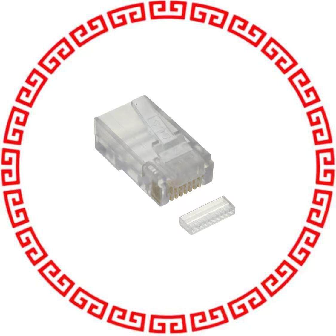 943-SP-370808M2 CONN MOD PLUG 8P8C UNSHIELDED