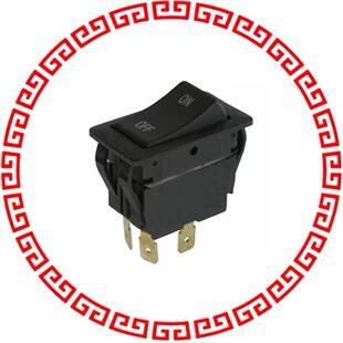 20A RVW42D1123 DPST ROCKER 125V SWITCH