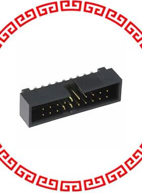 702472054 CONN HDR SHDR R/A GOLD 20POS