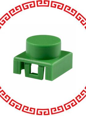 BTNK0250 CAP TACTILE ROUND GREEN